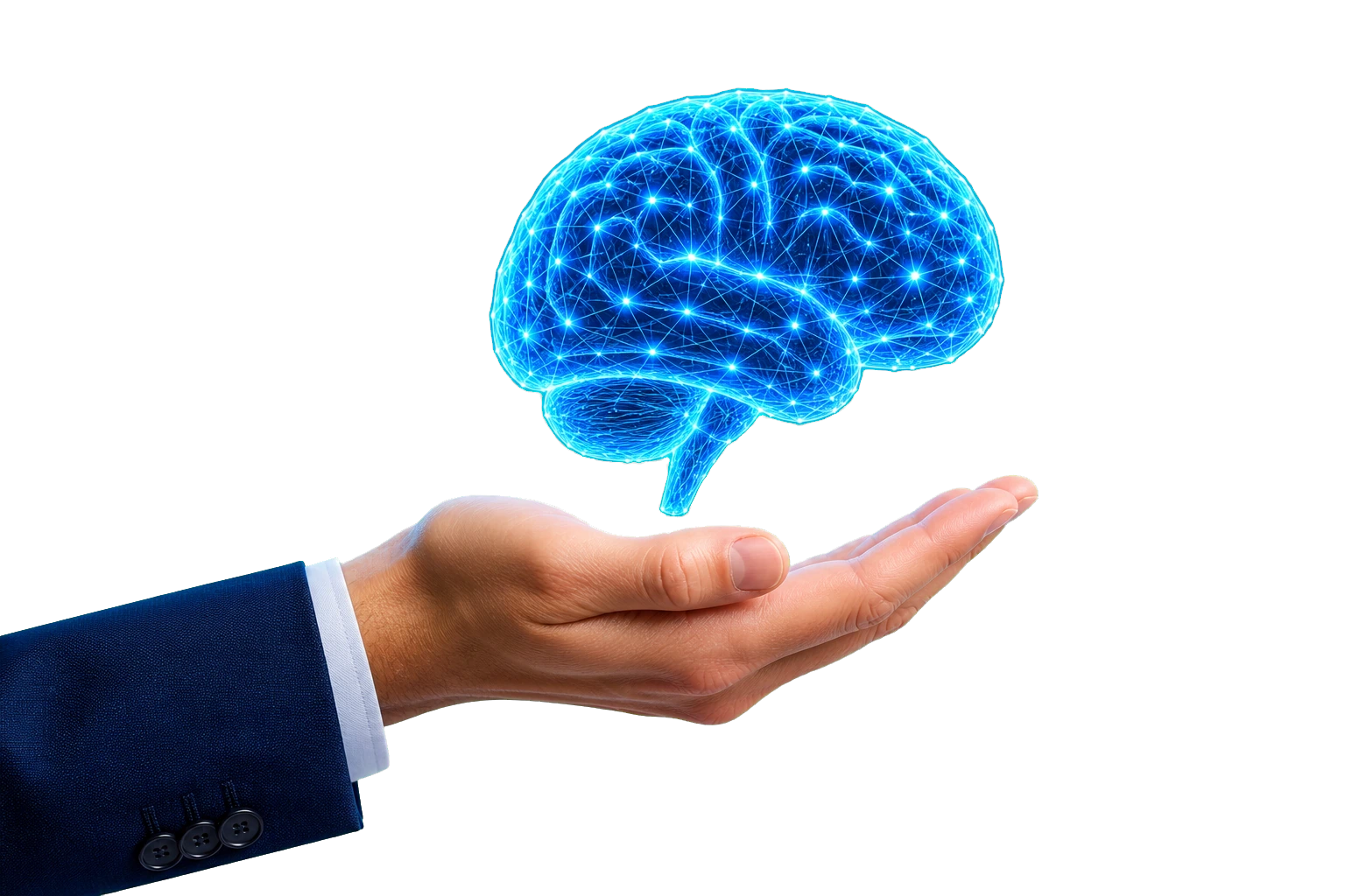 Digital brain representing organisational smartness